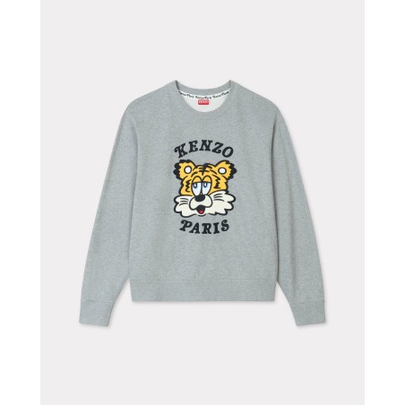 Sweatshirt unisexe brodé 'KENZO VERDY MARKET' en coton