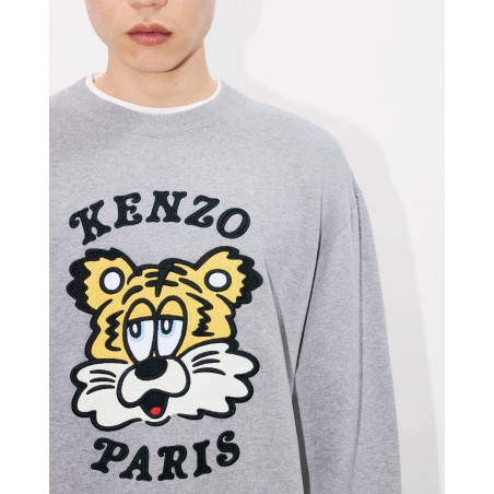 Sweatshirt unisexe brodé 'KENZO VERDY MARKET' en coton