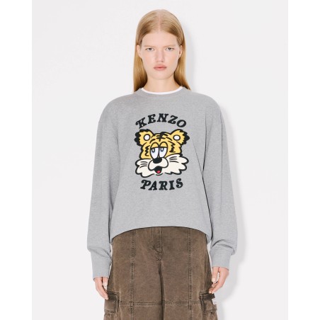 Sweatshirt unisexe brodé 'KENZO VERDY MARKET' en coton