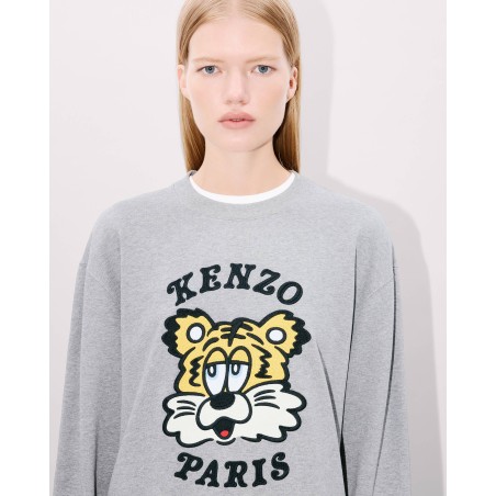 Sweatshirt unisexe brodé 'KENZO VERDY MARKET' en coton