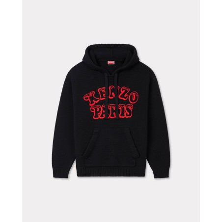 Pull à capuche unisexe 'KENZO VERDY MARKET' en laine et coton