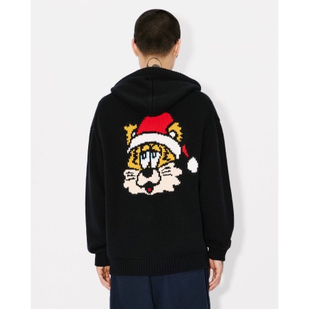 Pull à capuche unisexe 'KENZO VERDY MARKET' en laine et coton