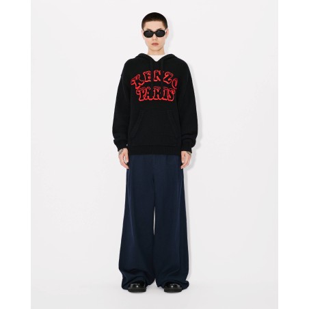 Pull à capuche unisexe 'KENZO VERDY MARKET' en laine et coton