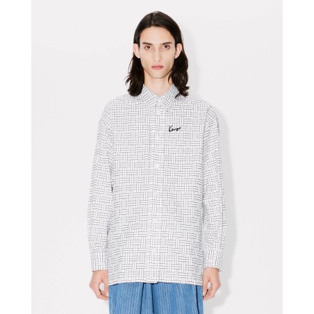 Chemise oversize 'KENZO Weave'