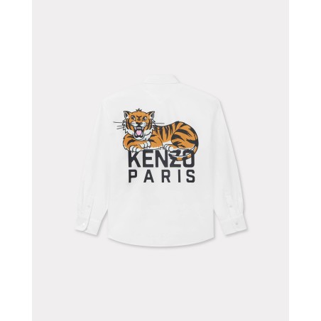 Chemise décontractée 'KENZO Happy Tiger' en popeline de coton