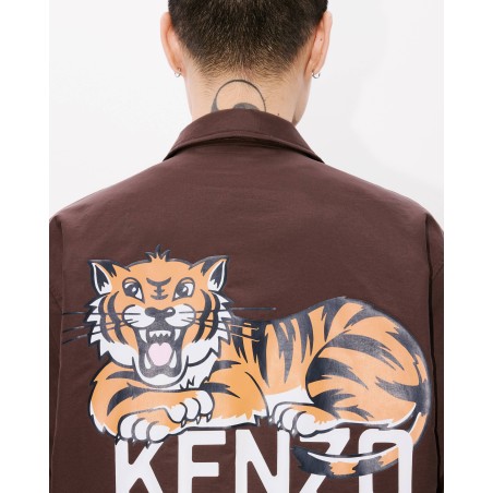 Veste coach épaisse 'KENZO Happy Tiger'