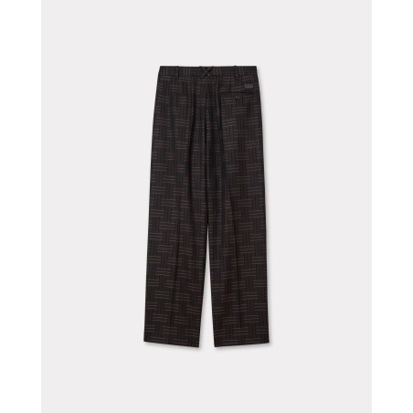 Pantalon de tailleur plissé 'KENZO Weave'