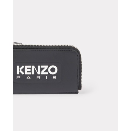 Porte-cartes zippé 'KENZO Emboss' en cuir