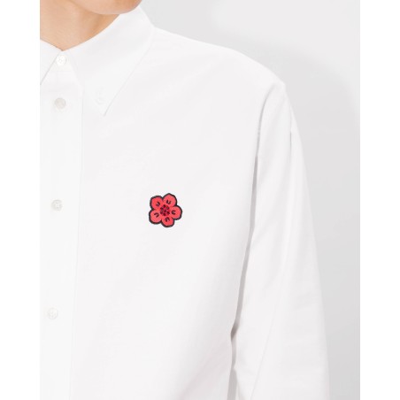 Chemise brodée 'Boke Flower' en coton oxford