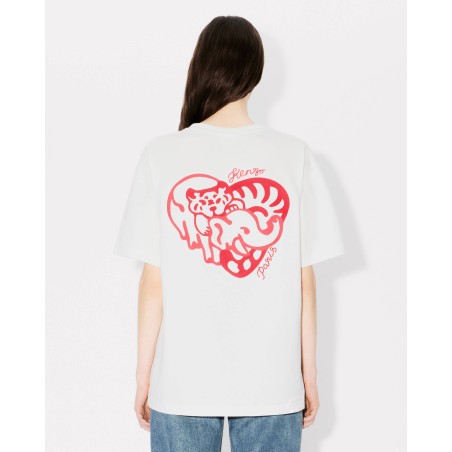 T-shirt oversize brodé 'KENZO Jungle Heart'