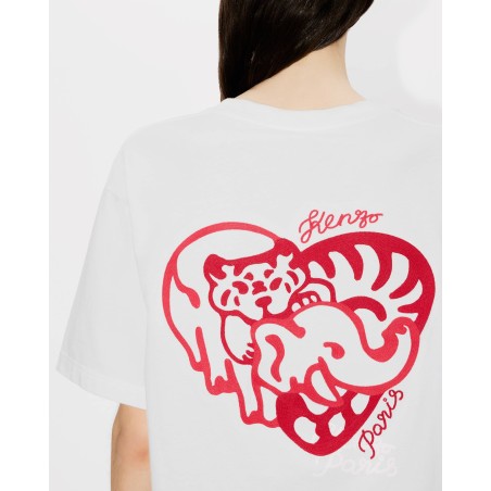 T-shirt oversize brodé 'KENZO Jungle Heart'