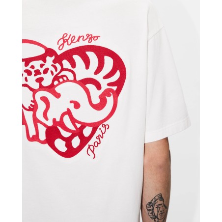 T-shirt oversize brodé 'KENZO Jungle Heart'