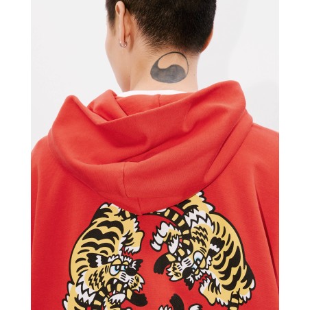 Sweatshirt à capuche unisexe oversize 'KENZO VERDY MARKET' en coton