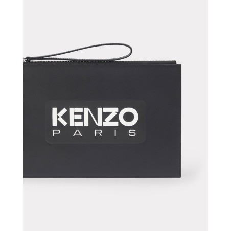 Grande pochette 'KENZO Emboss' en cuir