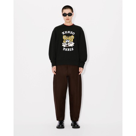 Sweatshirt unisexe brodé 'KENZO VERDY MARKET' en coton