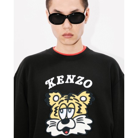 Sweatshirt unisexe brodé 'KENZO VERDY MARKET' en coton