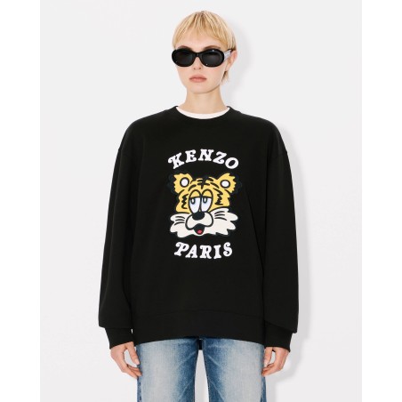 Sweatshirt unisexe brodé 'KENZO VERDY MARKET' en coton