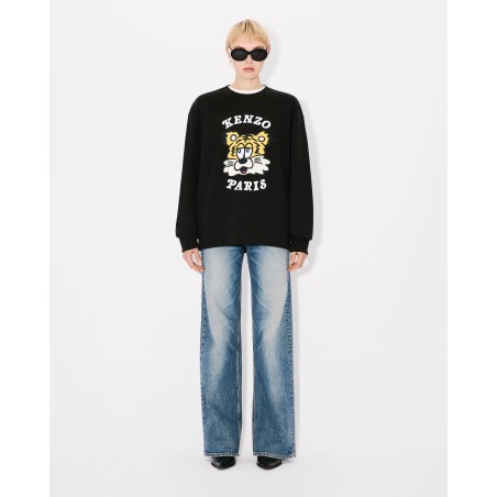 Sweatshirt unisexe brodé 'KENZO VERDY MARKET' en coton