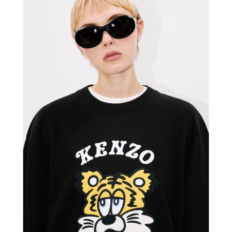 Sweatshirt unisexe brodé 'KENZO VERDY MARKET' en coton