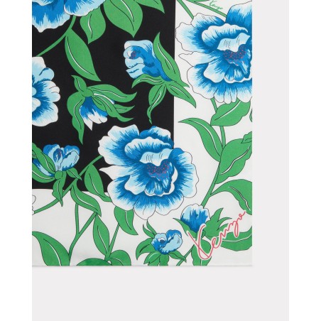 Carré 'KENZO Peonies' en soie