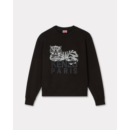 Sweatshirt brodé 'KENZO Happy Tiger' en coton