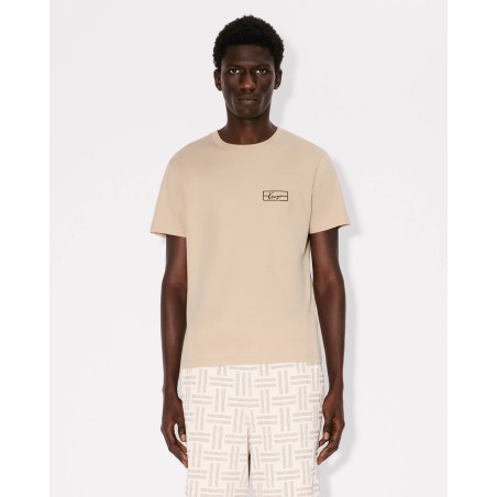 T-shirt slim brodé 'KENZO Weave' en coton