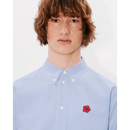 Chemise brodée 'Boke Flower' en coton oxford