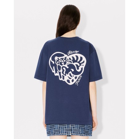 T-shirt oversize brodé 'KENZO Jungle Heart'