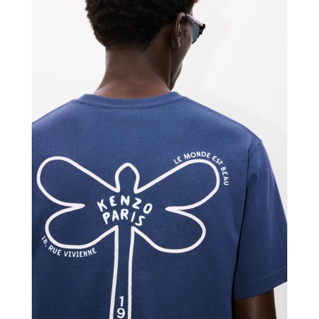 T-shirt brodé 'KENZO Dragonfly' en coton