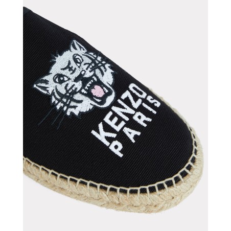 Espadrilles brodées 'Lucky Tiger' en toile