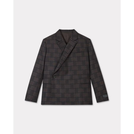 Veste kimono ajustée 'KENZO Weave'