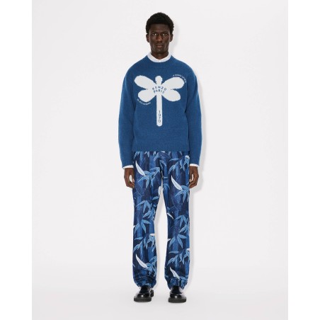 Pull brodé 'KENZO Dragonfly' en laine