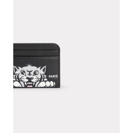 Porte-cartes 'KENZO Varsity' en cuir