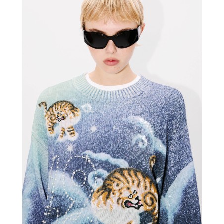 Pull unisexe brodé 'KENZO Cloud Tiger'