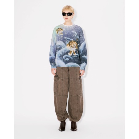 Pull unisexe brodé 'KENZO Cloud Tiger'