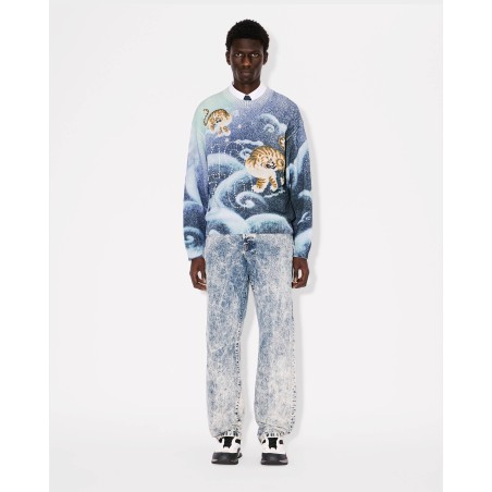 Pull unisexe brodé 'KENZO Cloud Tiger'