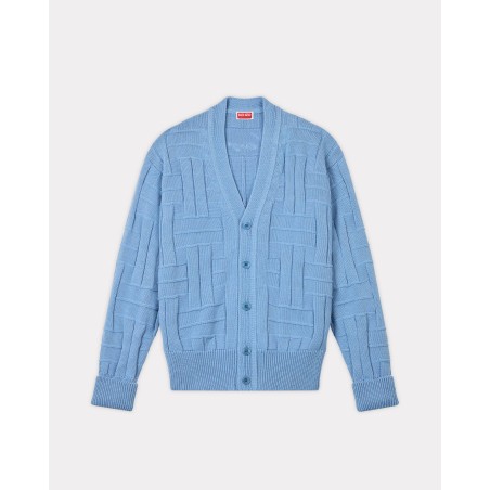 Cardigan brodé 'KENZO Weave' en coton