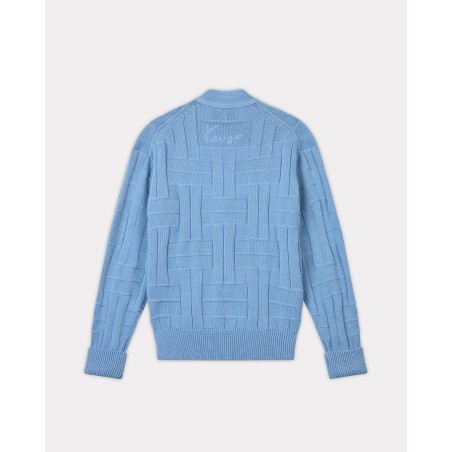 Cardigan brodé 'KENZO Weave' en coton