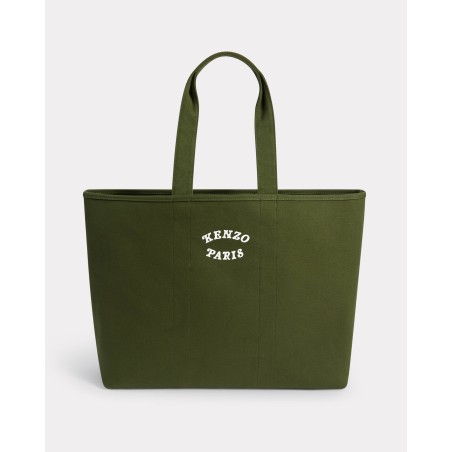 Grand tote bag réversible 'KENZO VERDY MARKET' en toile