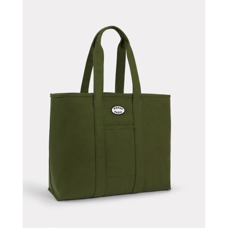 Grand tote bag réversible 'KENZO VERDY MARKET' en toile