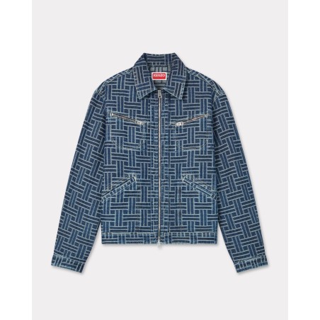 Veste trucker 'KENZO Weave' en denim japonais