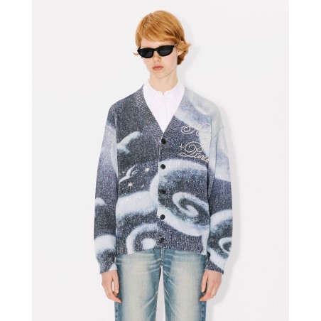 Cardigan unisexe brodé 'KENZO Cloud Tiger'