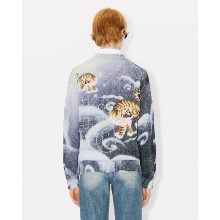 Cardigan unisexe brodé 'KENZO Cloud Tiger'