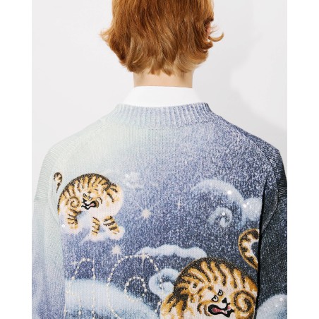 Cardigan unisexe brodé 'KENZO Cloud Tiger'