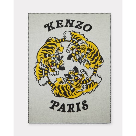 Couverture 'KENZO VERDY MARKET' en laine