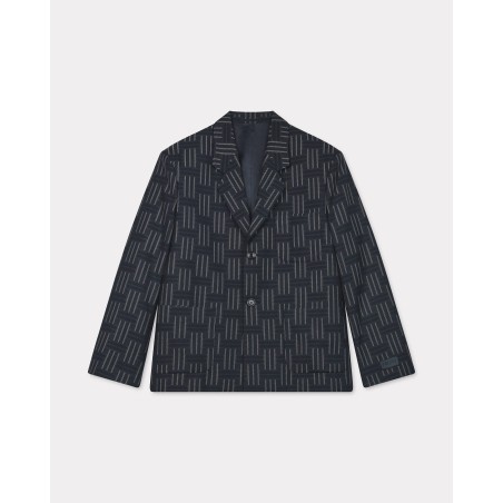 Veste de tailleur 'KENZO Weave' en laine et coton