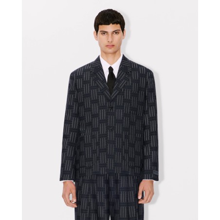 Veste de tailleur 'KENZO Weave' en laine et coton