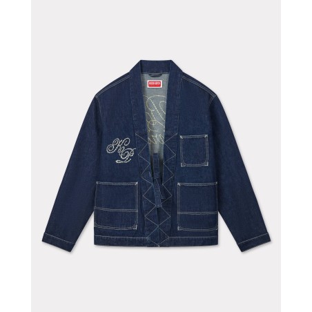 Kimono brodé 'KENZO Constellation' en denim japonais