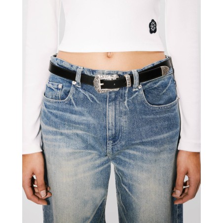 Ceinture western 'KENZO Buckle' en cuir