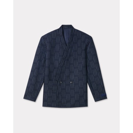 Veste de tailleur kimono 'KENZO Weave' en laine et coton